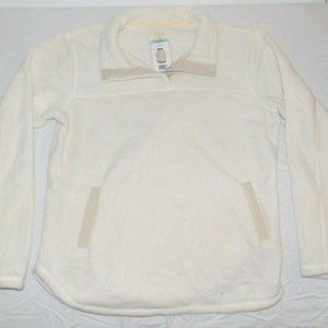 TS Women’s Pullover Two Front Pockets Rice Color Size Large New W/Tags MSRP $64